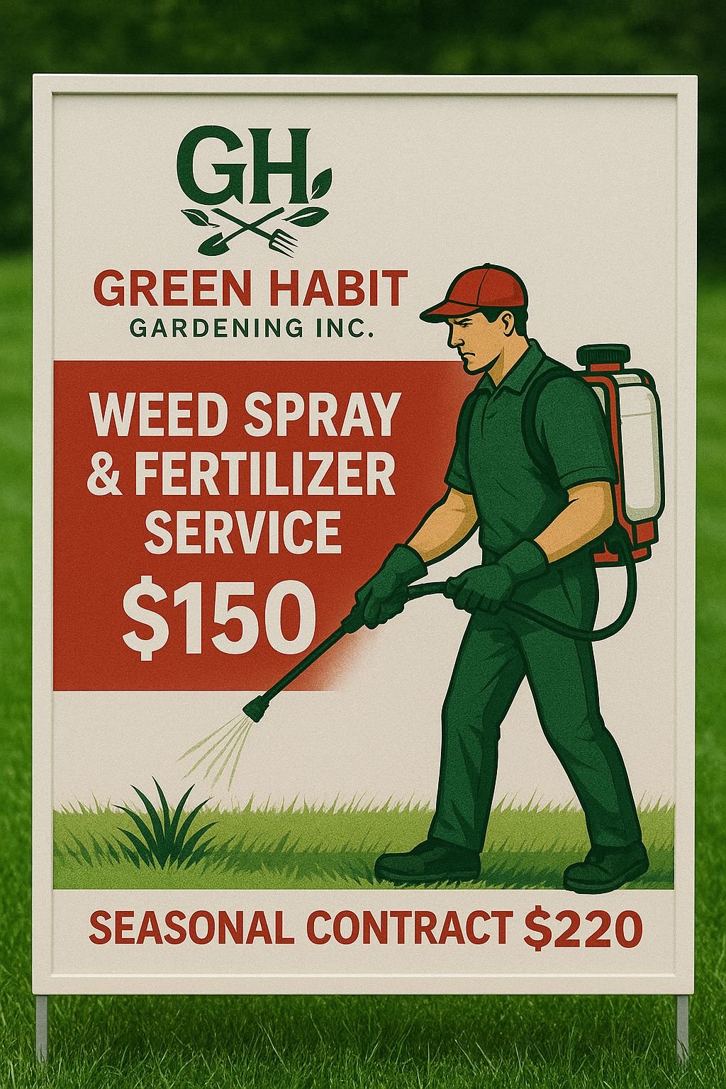 Fertilization and Weed Spray